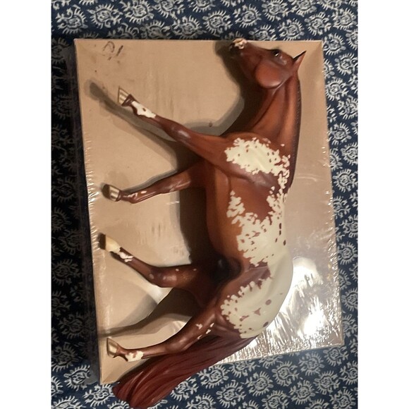 Retired Breyer Horse #1166 Impress Me Shannon Snowflake Appaloosa Zippo Pine Bar - Picture 5 of 8